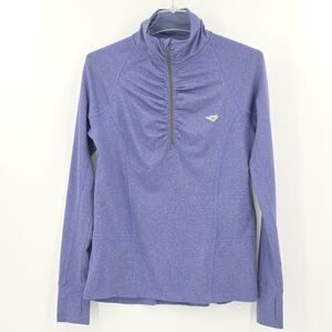 Pony Mockneck Pullover Top Womens Size Medium 1/4 Zip Pullover Athleisure Gym